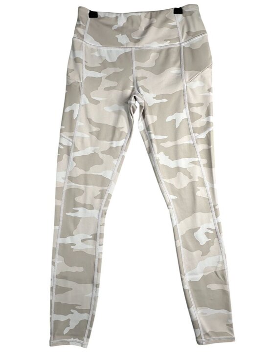 Athleta Pants - Athleta High-Waisted 7/8 Athletic Leggings Womens Size Small Beige White Camo